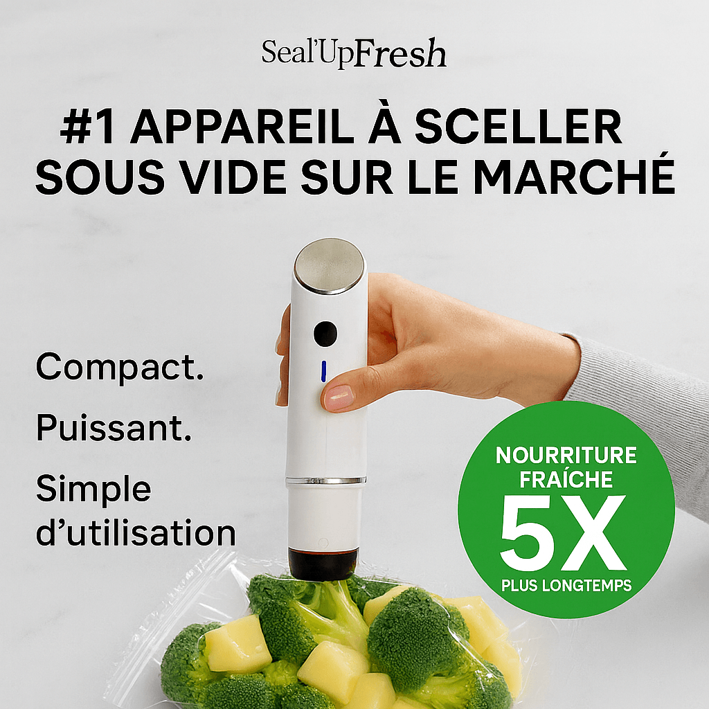 Seal'UpFresh™  – Appareil de mise sous vide compact