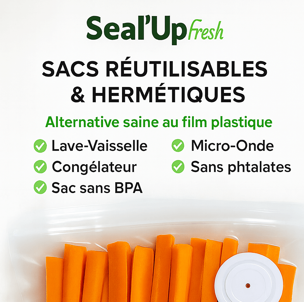 Seal'UpFresh™  – Appareil de mise sous vide compact