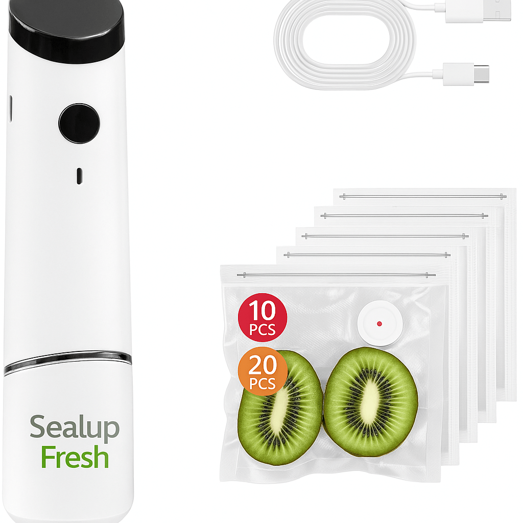 Seal'UpFresh™  – Appareil de mise sous vide compact